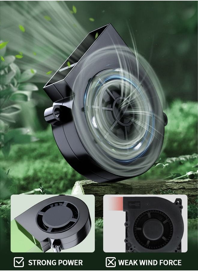 GROIC Cooling Car Seat Cushion with 5 Fans and USB Port, 12 V Cooling System for Summer Driving Cooling Seat Covers for All Car Seats, 3 Cooling Levels Breathable Seat Cover Air Cooler Car Seat  - Image 3