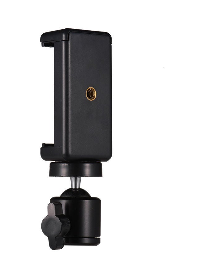 NIBEMINENT Adjustable Phone Holder Clip And Flexible Ball Head Adapter Mount Black - Image 3