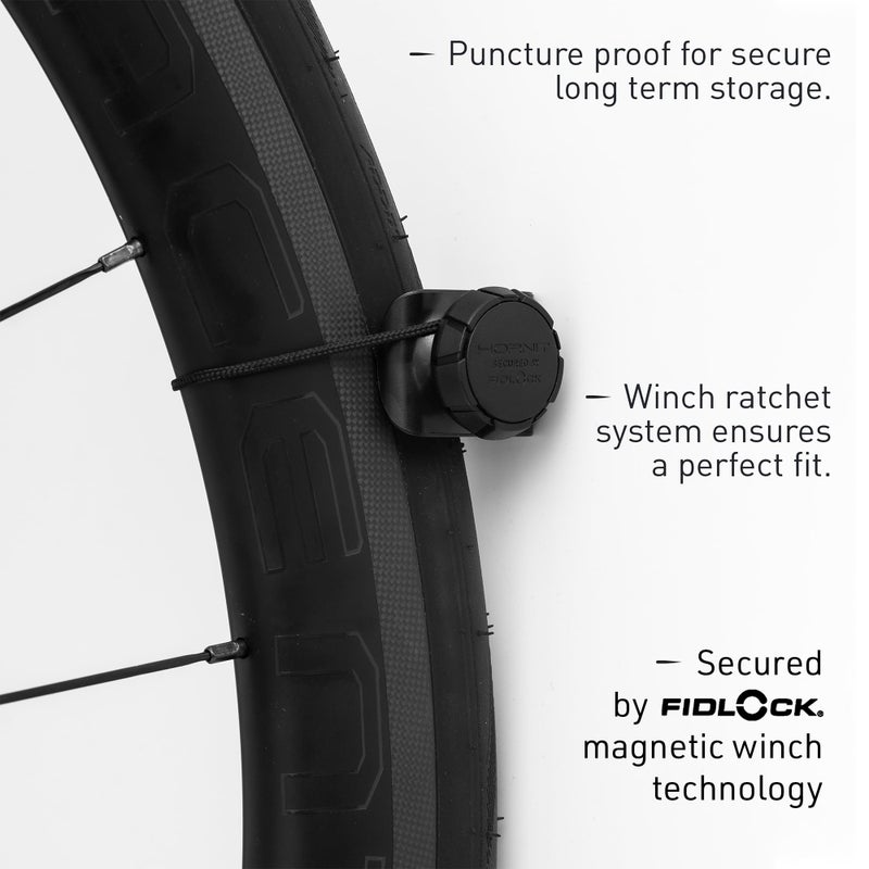 Hornit CLUG PRO | Wall Mounted Bike Rack | Roadie | Secured by FIDLOCK | Easy to Install - Image 3