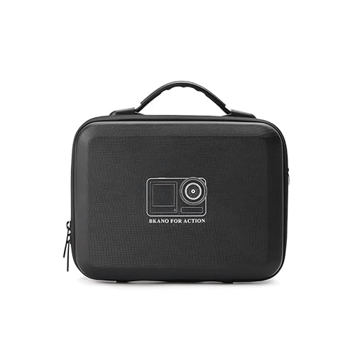 GetZget® Bkano Carrying Case for DJI Osmo Action 6/5 Pro, 4 & 3 Camera & Accessories Hard Bag Fits Adventure Combo Set (Black) - Image 1