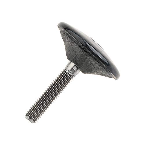 Wanyifa 1 1/8" 3K Carbon Fiber Cycling Headset Stem Top Cap with M6x35mm Titanium Bolt (Glossy with Titanium) - Image 4