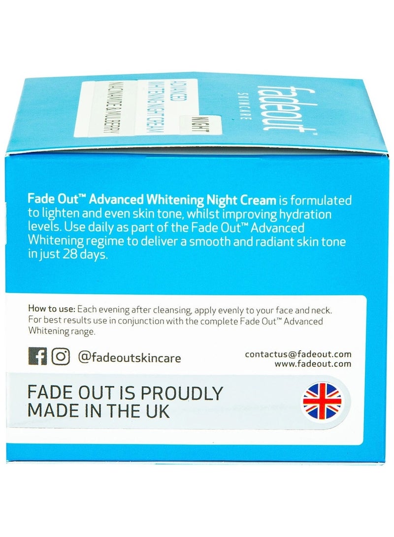 FadeOut Advanced Whitening Night Cream 50 ml - Image 2