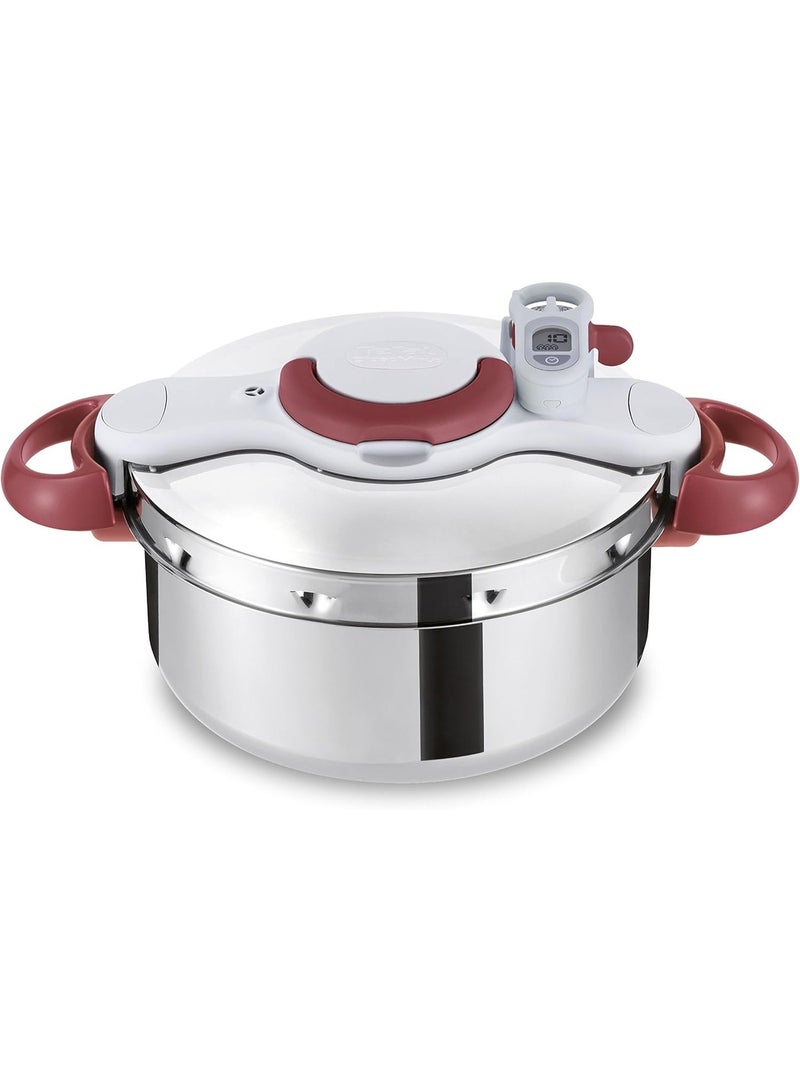 Tefal P4620733 Clipso Minut Perfect Pressure Cooker, Stainless Steel, 6 Litre SILVER - Image 1