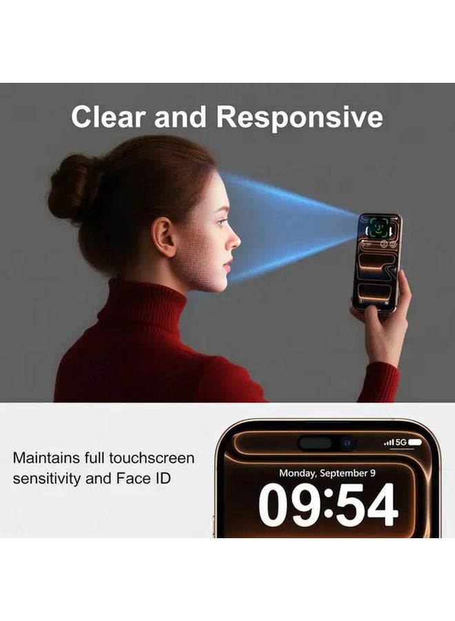 2 Pack Tempered Glass Screen Protector For IPhone 17 9H Hardness 99 9 Touch Sensitivity - Image 4