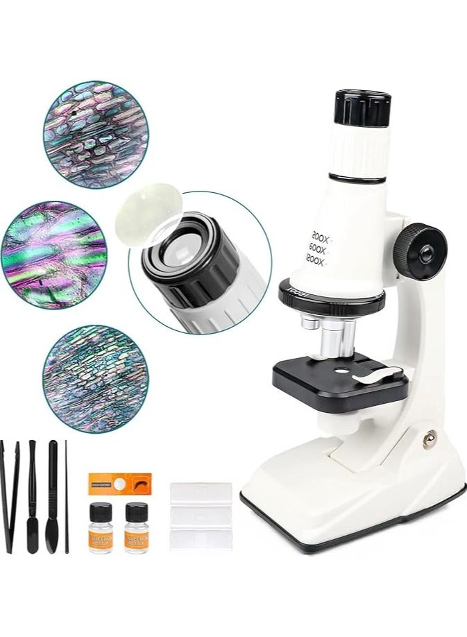 general Microscope Kit - 200x 600x 1200x Birthday Gift Science Kits Best Educational Learning Toy Kids Experiment Ultimate  Ideas Boy Girl Age Year diy Education Set Stem Toys Labs Play Pocket - Image 1