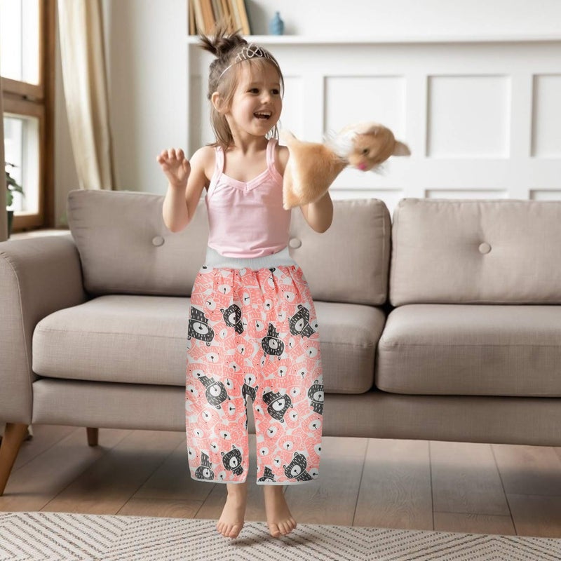 MooMoo Baby 2 عبوات من سراويل الحفاضات المقاومة للماء لتدريب الأطفال على استخدام المرحاض للسيدات والسادة في الليل - Image 4