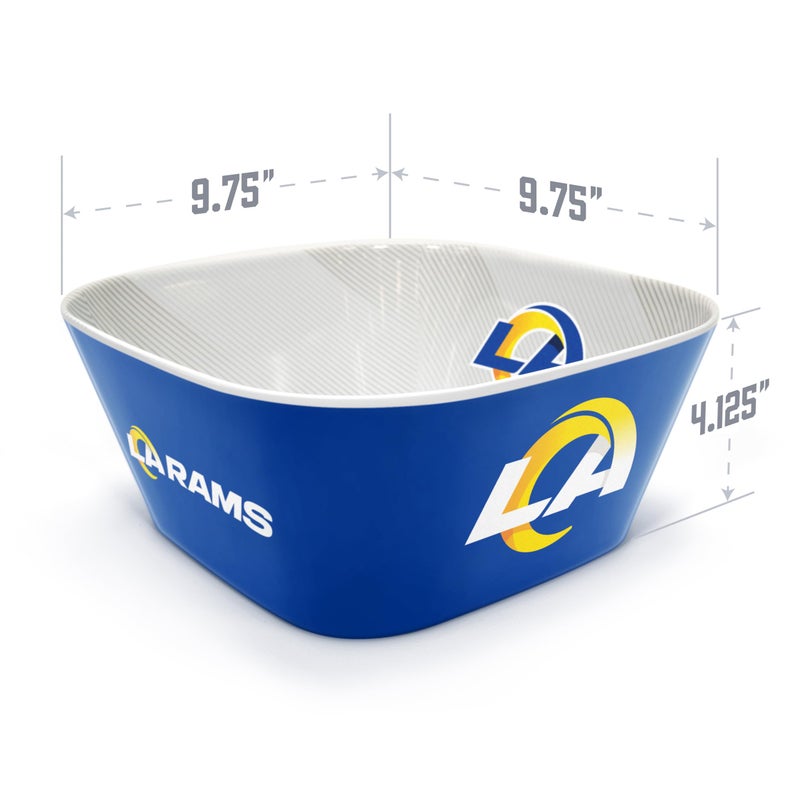 YouTheFan NFL Los Angeles Rams Large Party Bowl - Image 4