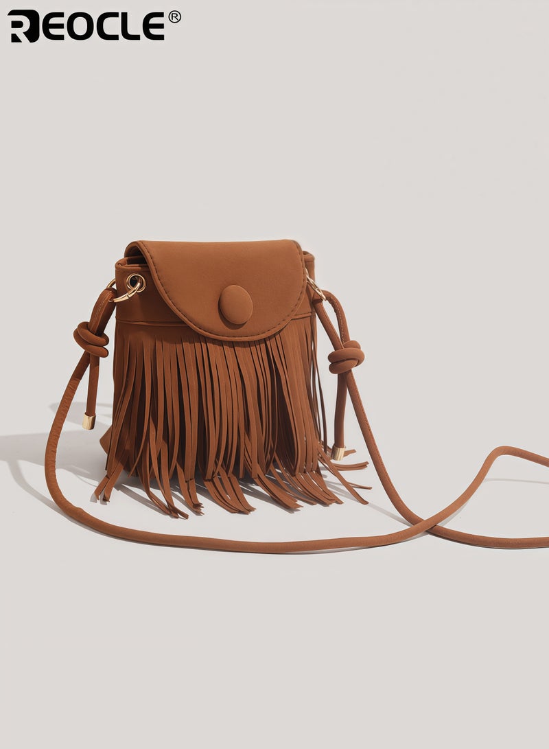 ريوكل حقائب يد نسائية صغيرة متقاطعة مع إغلاق بالضغط، حقيبة عملية للسيدات بحجم صغير للهاتف لمحفظة الاستخدام اليومي - Image 4