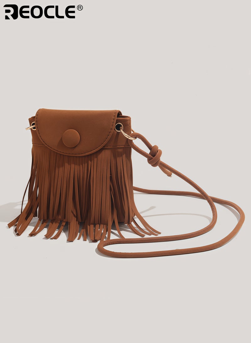 ريوكل حقائب يد نسائية صغيرة متقاطعة مع إغلاق بالضغط، حقيبة عملية للسيدات بحجم صغير للهاتف لمحفظة الاستخدام اليومي - Image 3