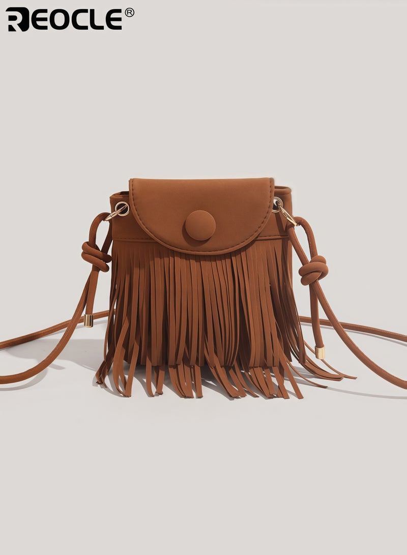 ريوكل حقائب يد نسائية صغيرة متقاطعة مع إغلاق بالضغط، حقيبة عملية للسيدات بحجم صغير للهاتف لمحفظة الاستخدام اليومي - Image 1