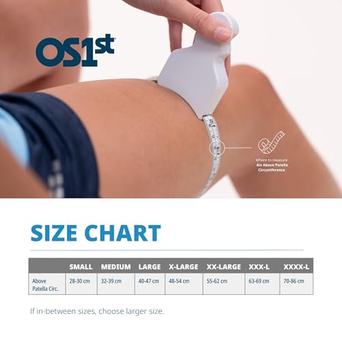 OS1st KS7 Performance Knee Brace with Compression Zone Technology–Stabilizing Knee Sleeve for Pain Relief, Patella Support, Running, Arthritis, Men & Women - Image 2