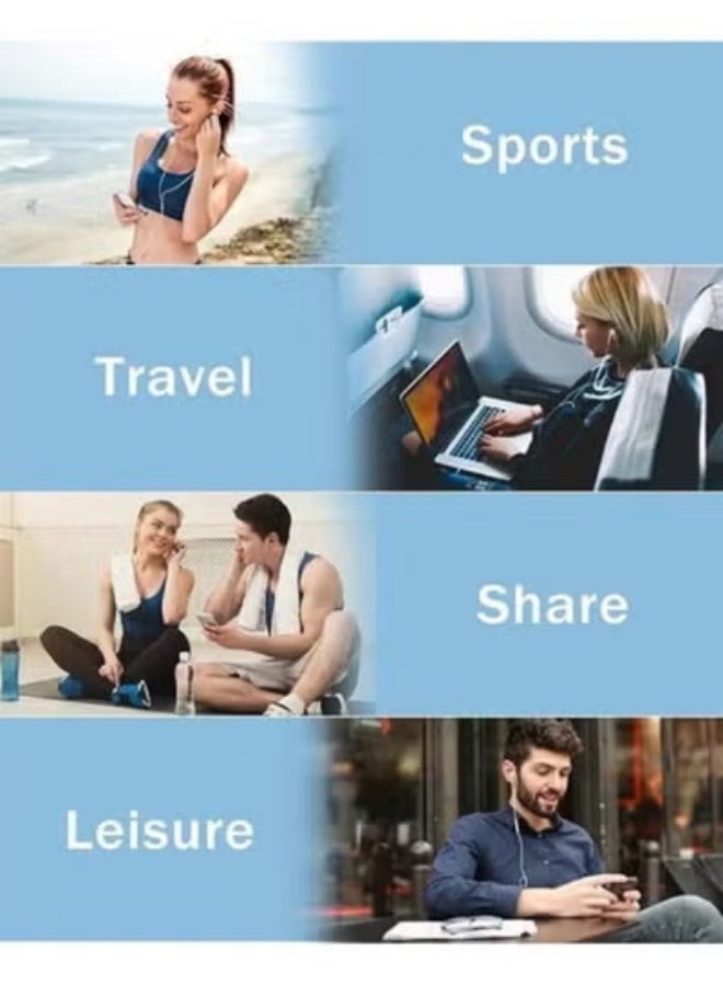 Sthxyfaith USB C Headphones Type C Earphones Wired Earbuds Built-in Mic & Volume Control Headset Compatible with iPhone 15 Pro Max Plus, iPad Pro, Android Smart Phone Galaxy S23/S22/S21/S20, Note10/20, A53/A54 - Image 4