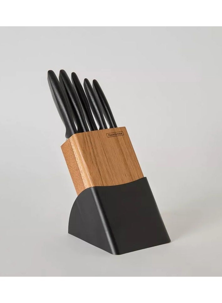 TRAMONTINA Plenus 6-Piece Knife Block Set  - Image 1