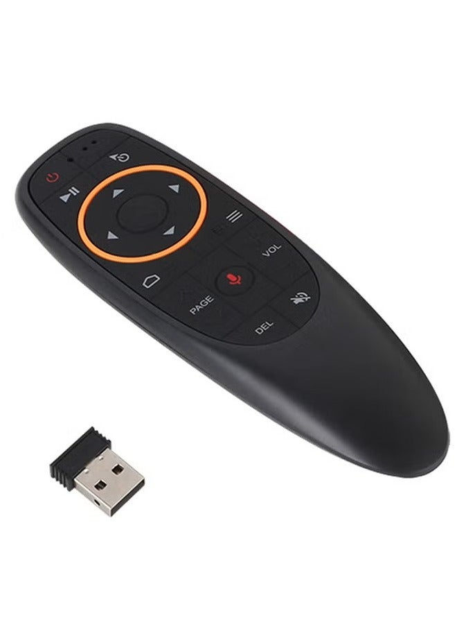 Wireless Remote Control With USB Receiver Voice Control For Android -Smart TV/PC/Laptop/Notebook Black  - Image 1