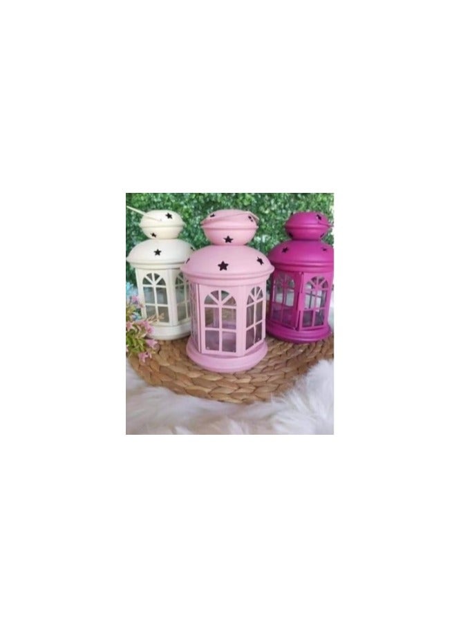 "IK lantern - white, 22 cm, with clear glass, also includes a gift candle." - Image 5