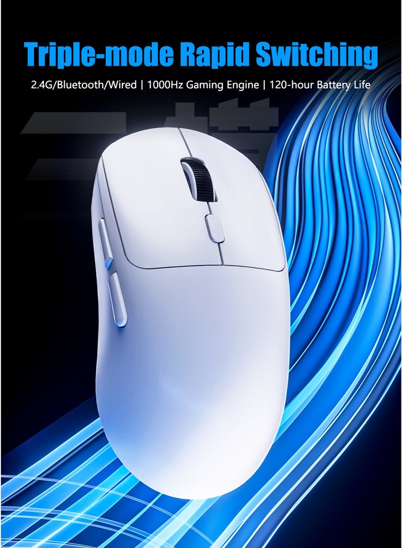 Bolivia's 65g Superlight Gaming Mouse, Wired/BT/2.4G Wireless Gaming Mouse, DPI Adjustable up to 6400, 500mAh Battery - Image 2