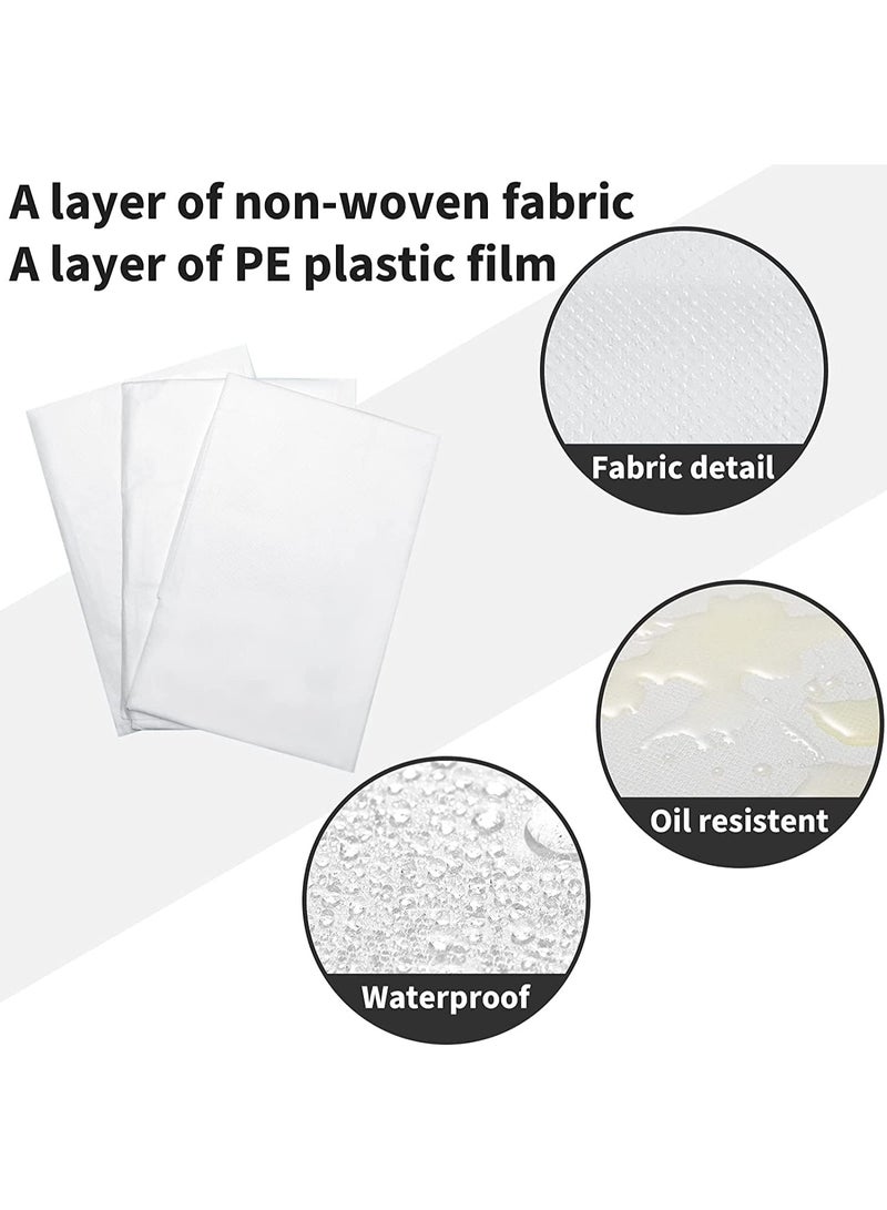 VIP Disposable Bed Sheet Roll Pack of 6 – White Non-Woven Massage Table Paper Roll, Hygienic Fitted Bed Cover for Spa, Salon, Clinic, Tattoo & Massage Table, 37x25x81.5cm, Made in UAE - Image 4