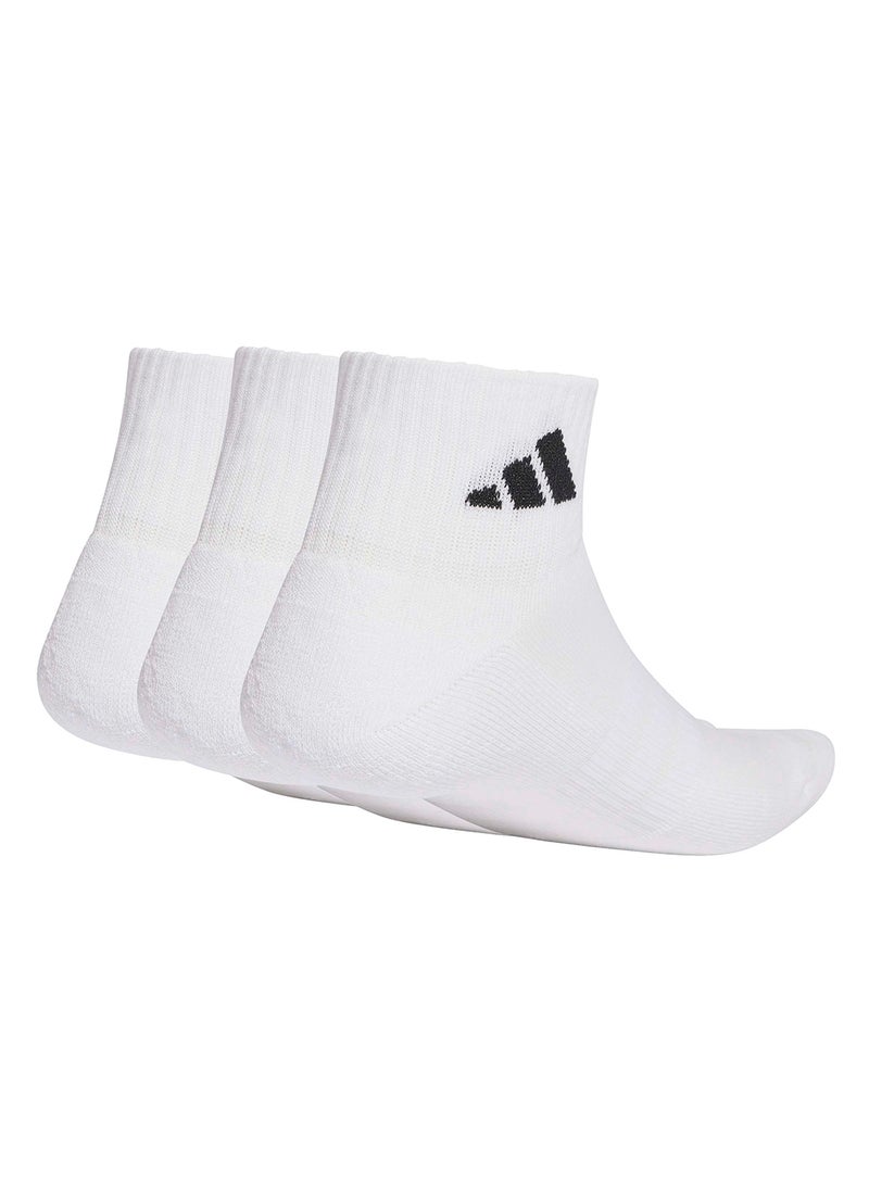 Adidas Cushioned Sportswear Ankle Socks 3 Pair Pack - Image 5