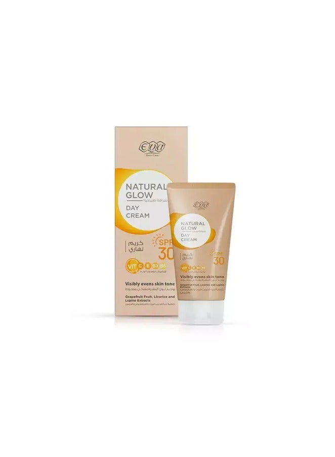 EVA NATURAL GLOW DAY CREAM SPF30 50GM.