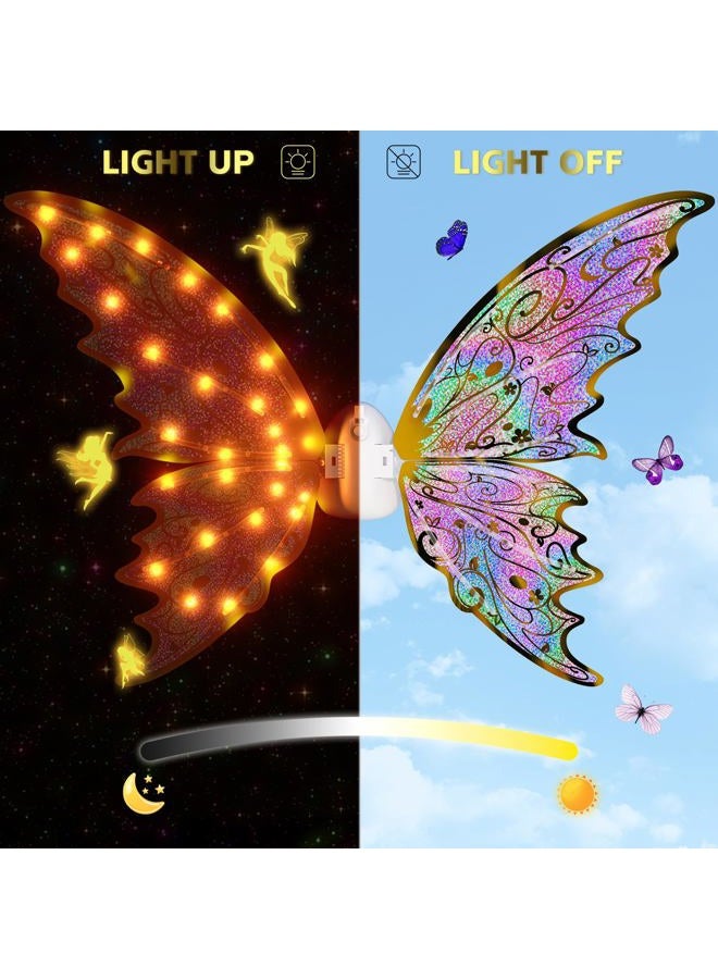 maysida Electric Fairy Butterfly Wings for Girls - Image 4