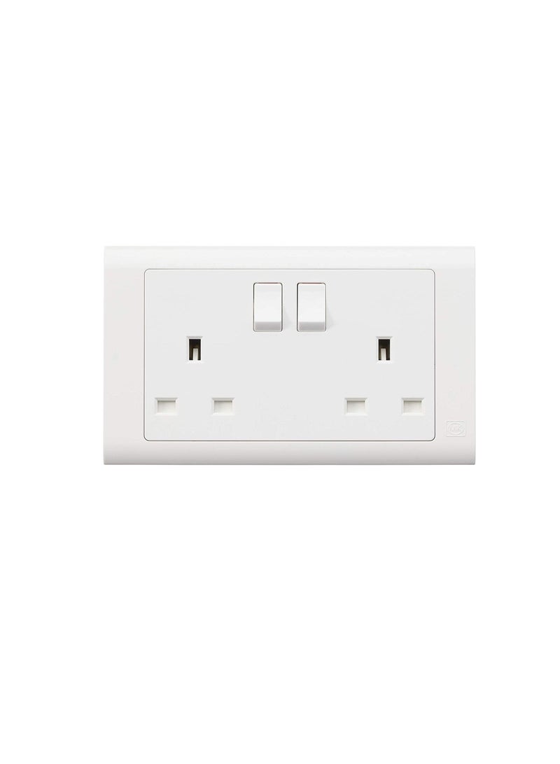 MK Essentials 13A 2G SP SWITCHSOCKET  - Image 1