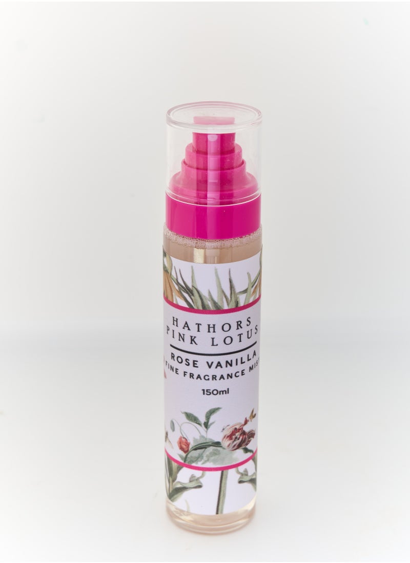 HATHOR Body Splash Perfume pink lotus rose vanilla 