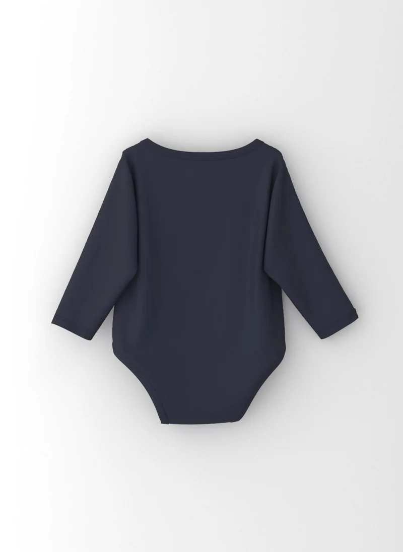 Nautinati Nautinati Infants Cotton Pack of 3 Ocean Print Bodysuit