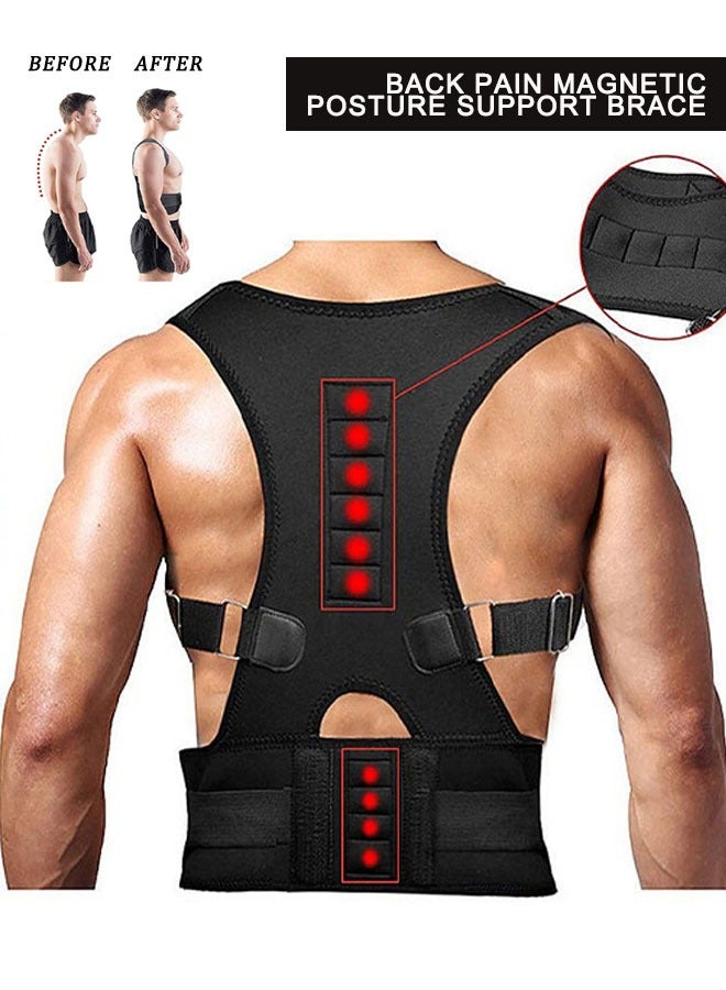 Super ZYouth Back Support Belt and Posture Corrector With An Ergonomic Design That Supports The Shoulder And Neck Muscles - For Men And Women - Image 1