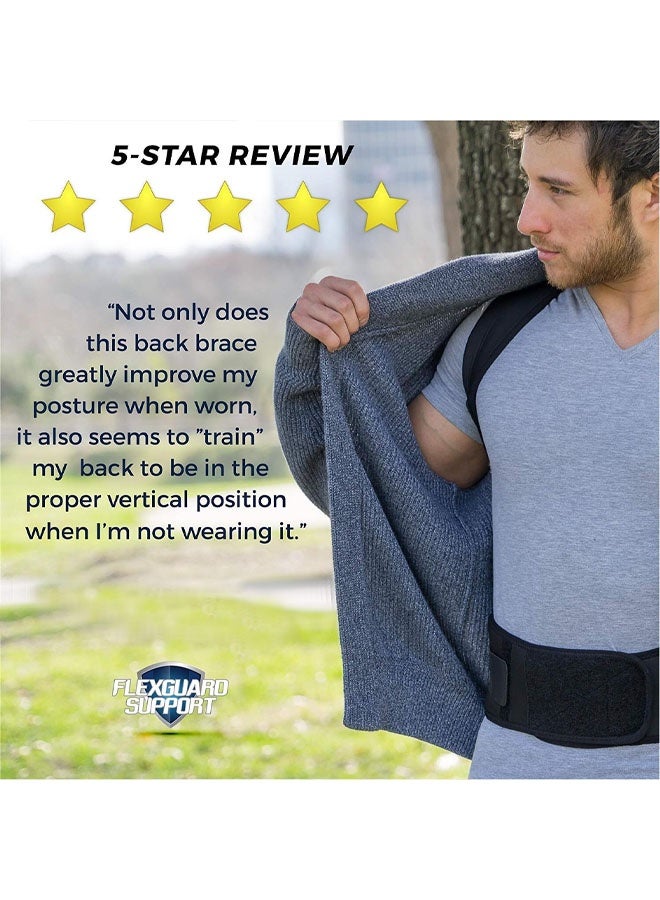 Super ZYouth Back Support Belt and Posture Corrector With An Ergonomic Design That Supports The Shoulder And Neck Muscles - For Men And Women - Image 5