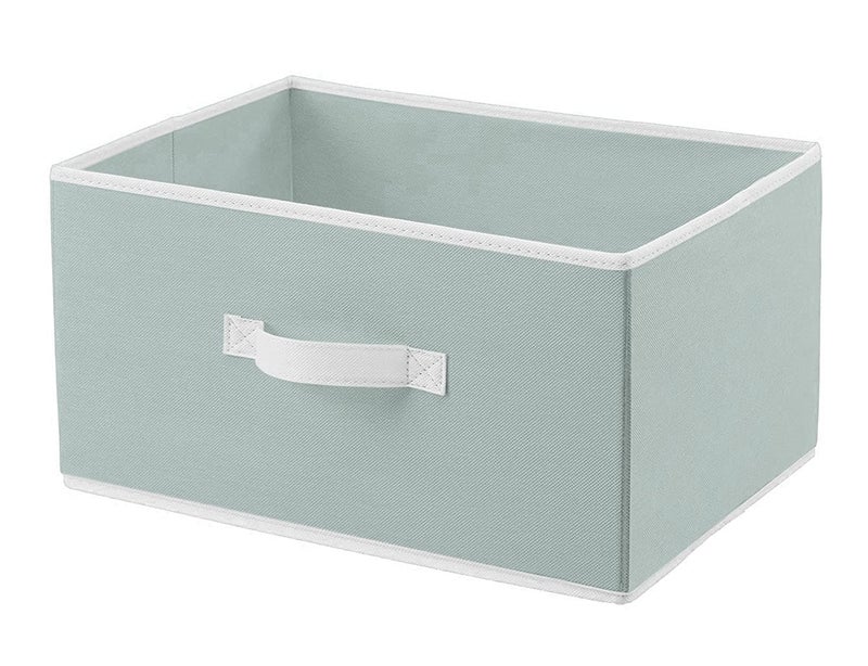 Kuber Industries Kuber Industries Multipurposes Rectangular Flodable Storage Box Drawer Storage and Cloth Organizer Pack of 2 Grey BrownHS40KUBMART23924  - Image 3