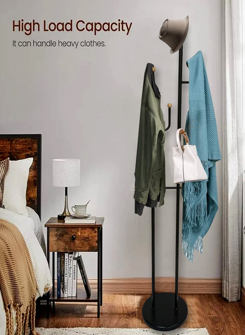Generic Modern Metal Coat Rack, Hall Coat Tree With Hooks for Coats, Hats, Bags, Purses for Entryway  - Image 2