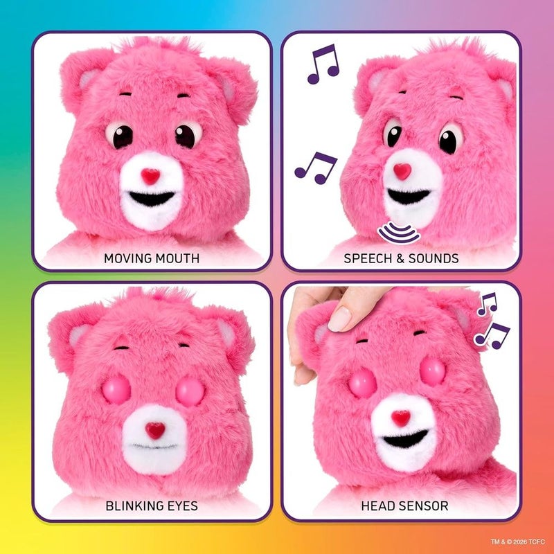 Wow! Stuff - Care Bears Cheer Bear Palm Puppetronic Interactive Plush with 40 Plus Sounds - CB-1004 - Image 3