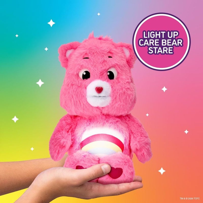 Wow! Stuff - Care Bears Cheer Bear Palm Puppetronic Interactive Plush with 40 Plus Sounds - CB-1004 - Image 5