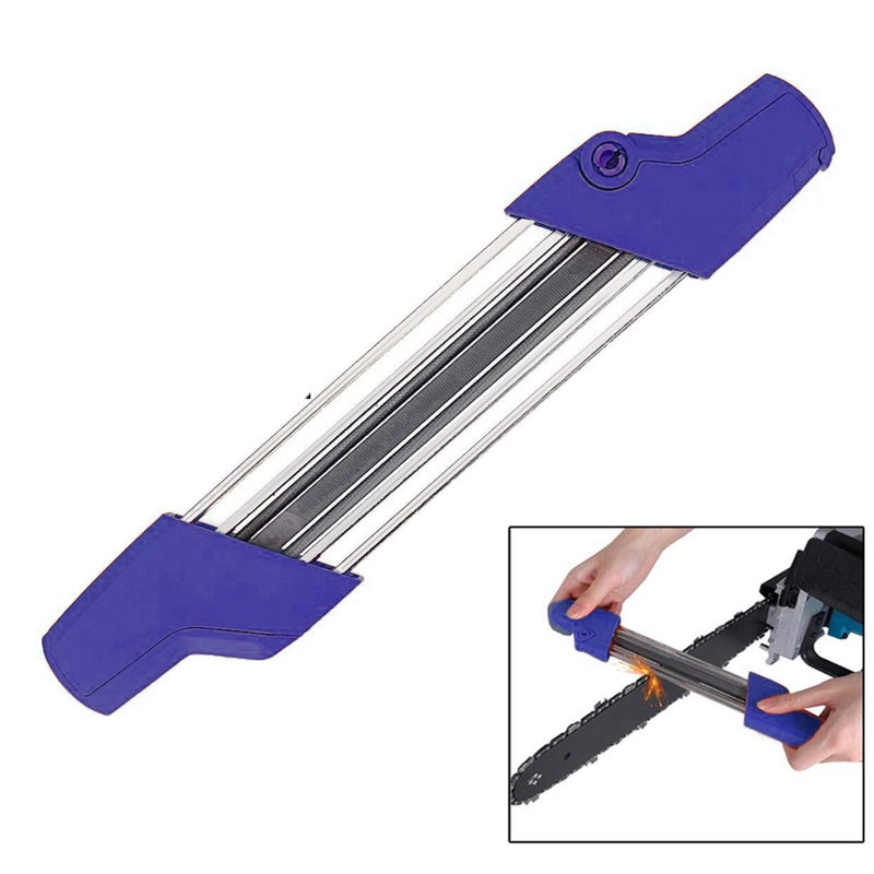 Mini Manual Chainsaw Sharpener 2-in-1 Easy File Sharpener Hand-held Grinder Accessories for Chainsaw Maintenance(D: 5.5mm/7/32'') - Image 2