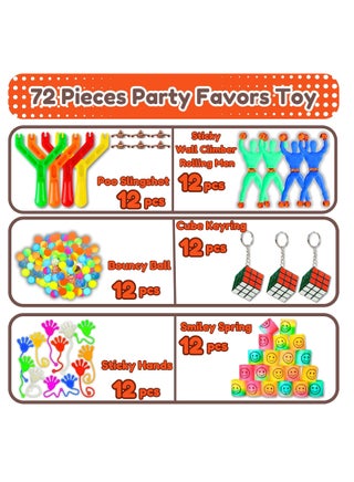 72 PCS Party Favors for Kids, Goodie Bags Stuffers, Bulk Pinata Toys, Classroom Rewards, Treasure Box Prizes, Birthday Party Favors for Kids Goody Bag Fillers - pzsku/Z9FD960E69CFCF12F032CZ/45/1747367510/e03b59cf-04c3-4eac-8b29-bf9cddec65bb
