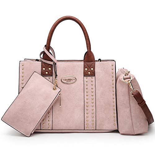 Dasein Purses Handbags for Women Tote Wallet Set Top Handle Satchel Shoulder Hobo Bag 3pcs - Image 1