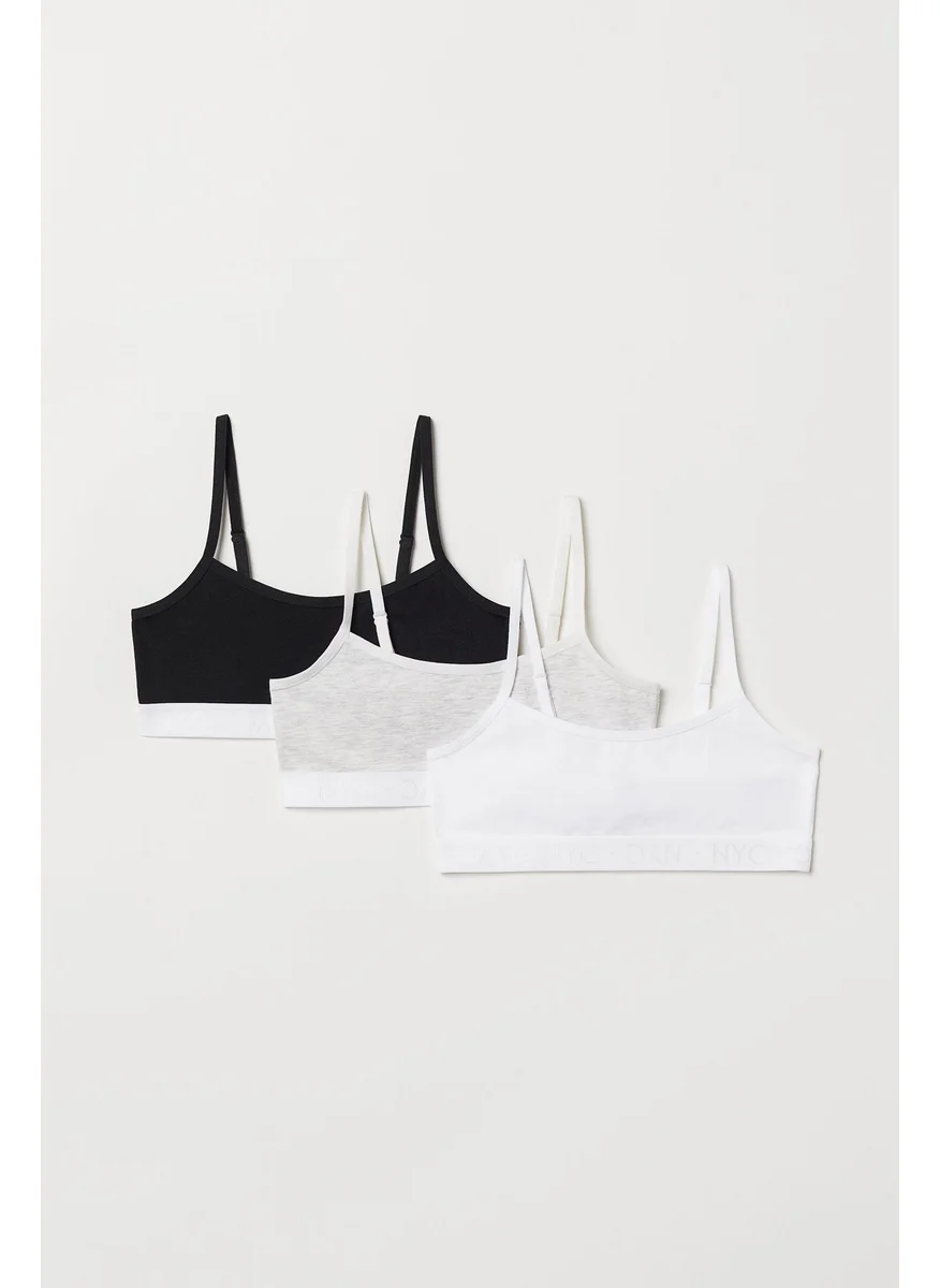 H&M 3-Pack Jersey Tops