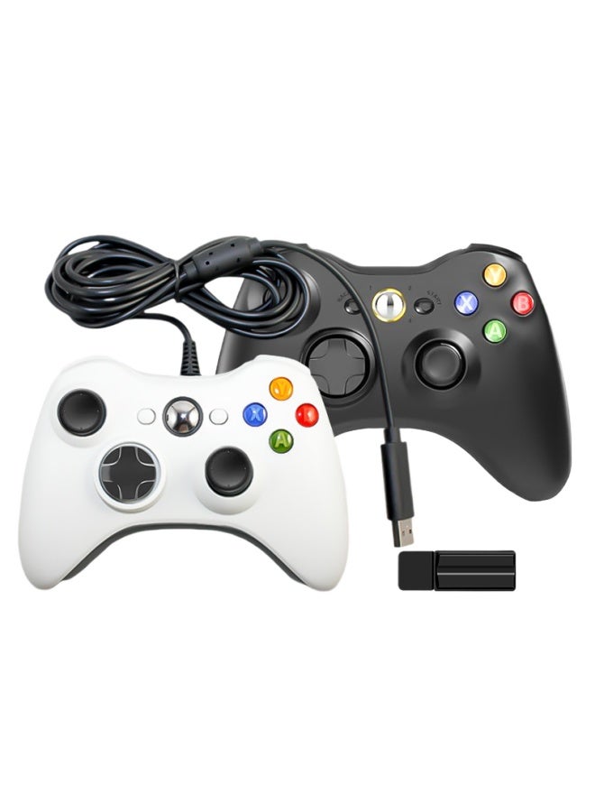 جهاز تحكم ألعاب Xbox 360 سلكي/لاسلكي متوافق مع أجهزة الكمبيوتر/PS3/أندرويد، قابل للمشاركة مع جهاز Xbox One، مقبض أركيد - Image 2