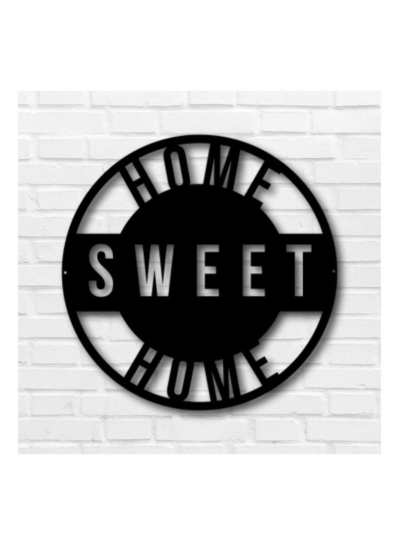 Home Gallery Home sweet home sign Wood wall art 60x60 - Image 1