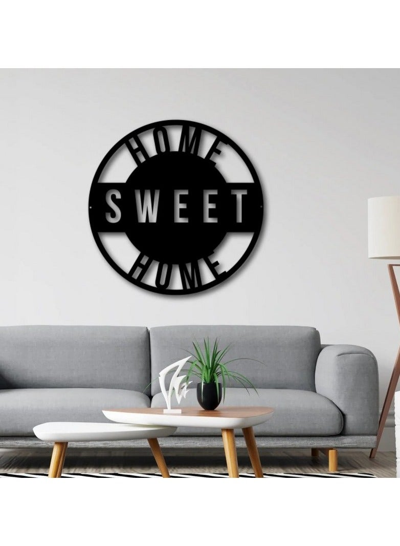 Home Gallery Home sweet home sign Wood wall art 60x60 - Image 2