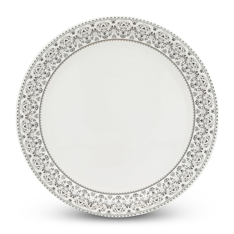 Superware | Pure Melamine | Buffet Plate Set – Manila Grey 12.5” (6 nos.) | Stain Free, Glazed Finish - Image 2