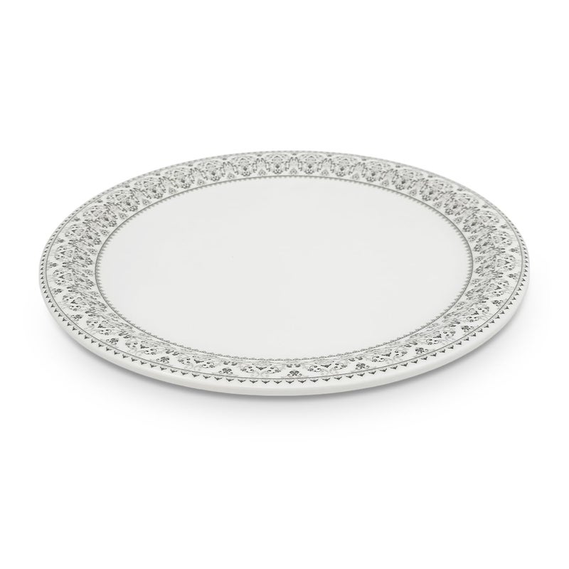 Superware | Pure Melamine | Buffet Plate Set – Manila Grey 12.5” (6 nos.) | Stain Free, Glazed Finish - Image 4