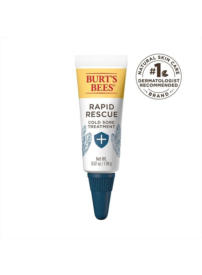 Burt's Bees Cold Sore Treatment with Rhubarb and Sage Complex, 0.07 Ounce (Pack May Vary) - Image 3
