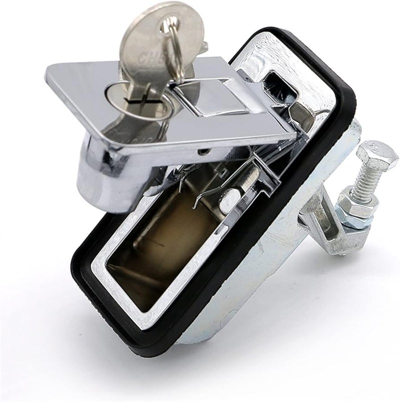 85mm Black Compression Lock Latch Handle For Toolbox Trailer Truck Caravan - Image 3