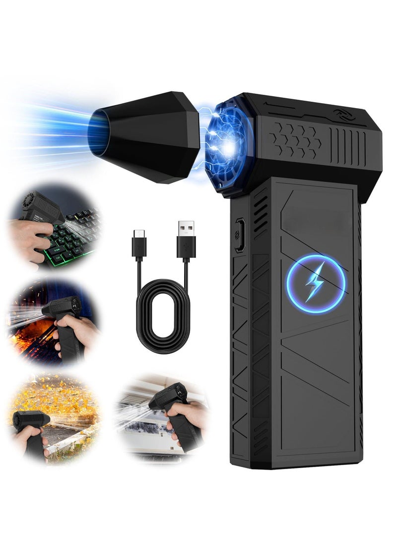 Electric Air Duster - 130000RPM Compressed Air Duster，3 Gear Adjustable Jet Dry Blower can Reusable Can for Computer Keyboard,Outdoors,Car,Home. - Image 1