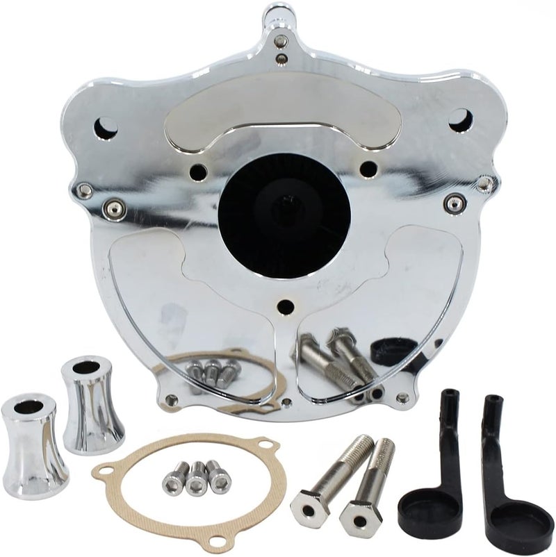 Wivplex Black Spike Air Filter Cleaner Intake Kit for Harley - Image 5
