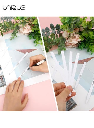 2 Books Perfume Test Strips - 200 Pcs Disposable Portable White Essential Oil Paper -Disposable Fragrance Test Strip - Aromatherapy Fragrance Tester Paper for Women and Men, for Perfume Essential Oil - view 4