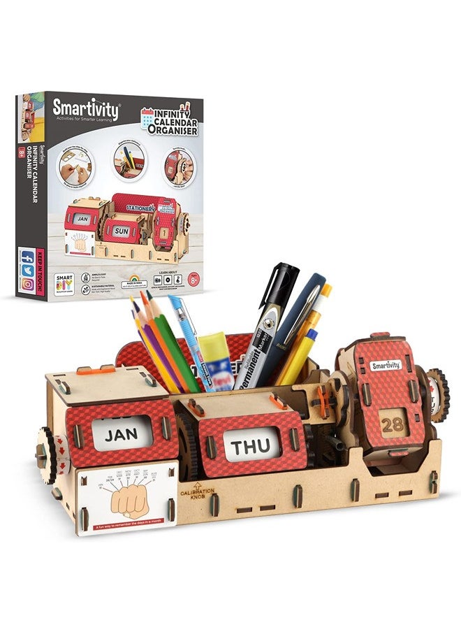 Smartivity Smartivity Infinity Calendar Organizer Stem DIY Fun Toy, Best Gift For Boys & Girls age 8-14, Educational Activity Game For Kids  - Image 1