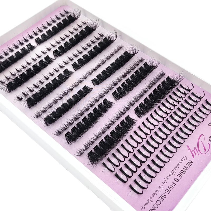 DIY eyelash bundle and mascara kit - cat eye charm, easy to use mascara, natural and reusable false eyelashes (JCX-29) - Image 4