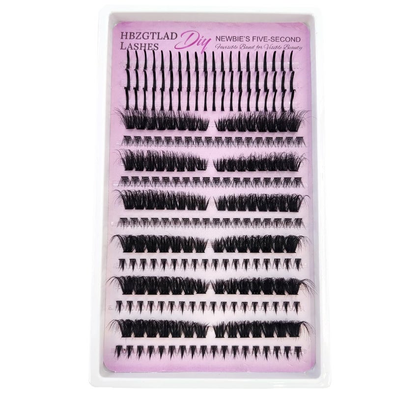 DIY eyelash bundle and mascara kit - cat eye charm, easy to use mascara, natural and reusable false eyelashes (JCX-29) - Image 2